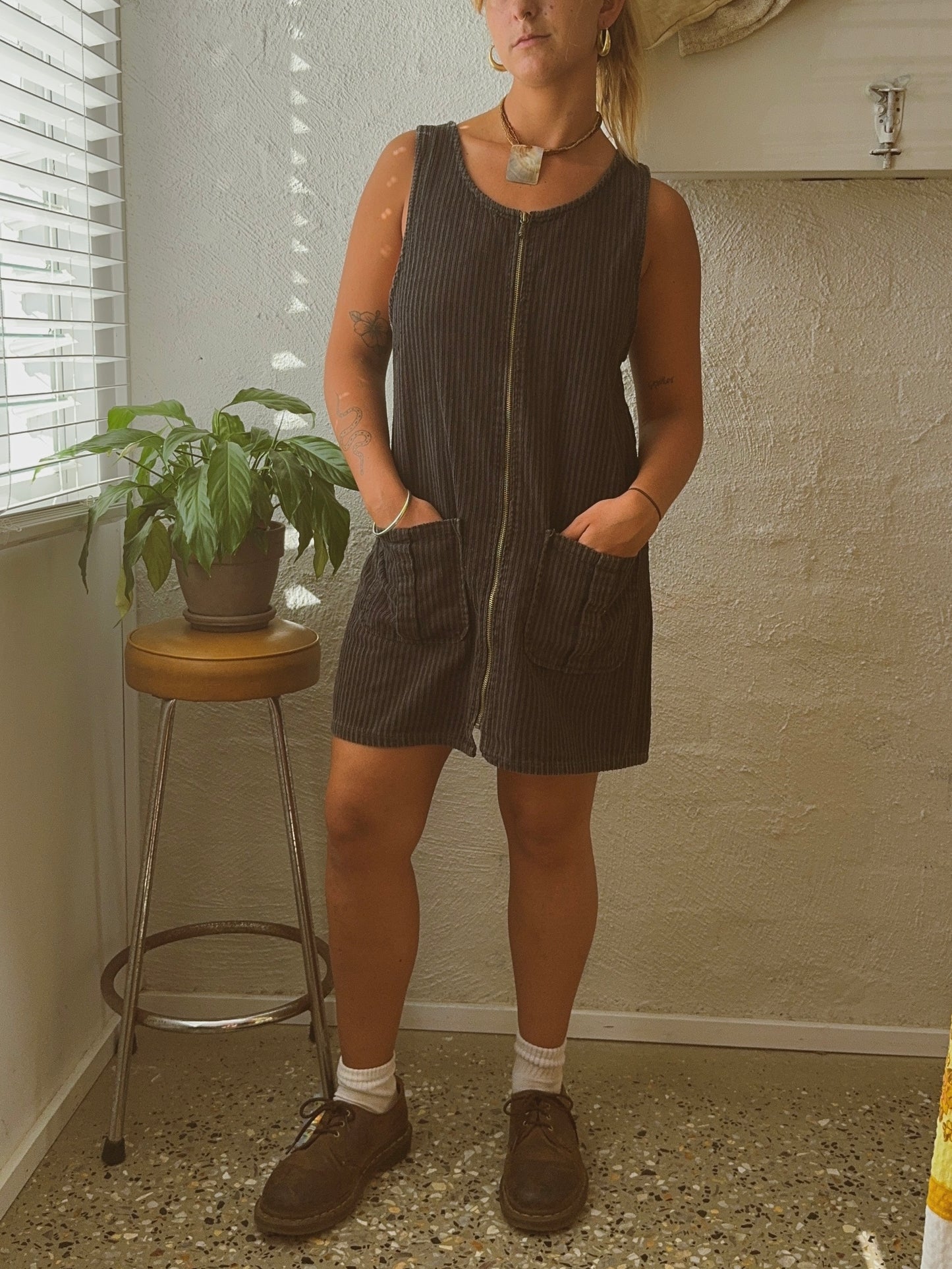 Vintage 'BCI Clothing' Corduroy Mini Dress