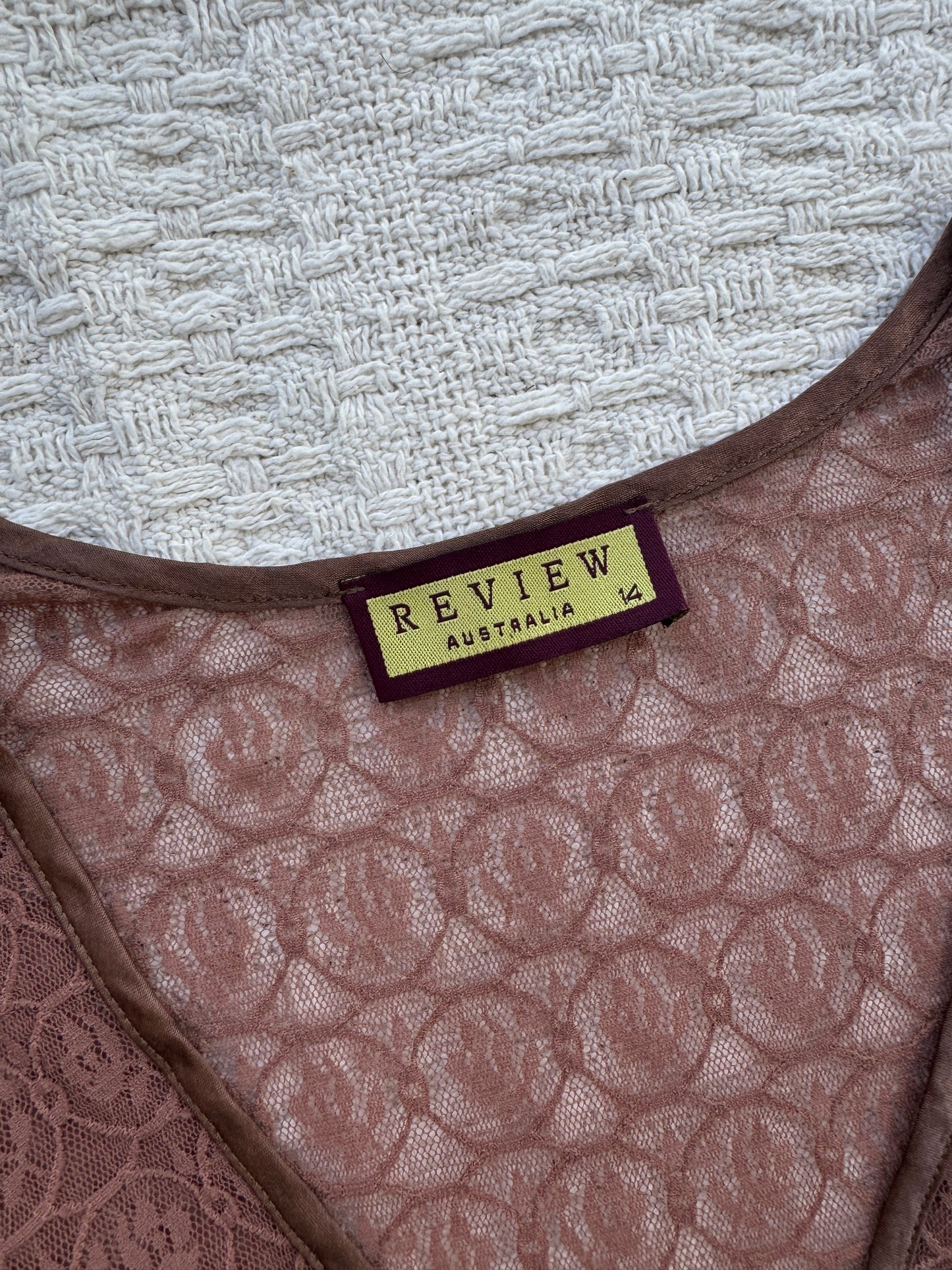 Vintage 'Review Australia' Lace Cami