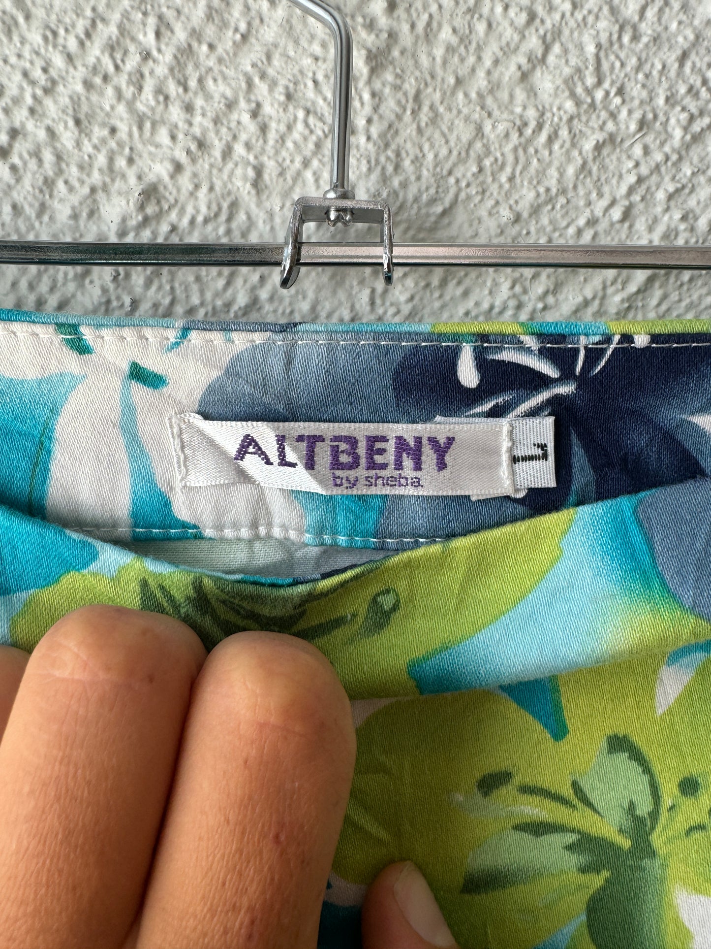 Vintage 1980s 'Altberny' Mini Floral Skirt