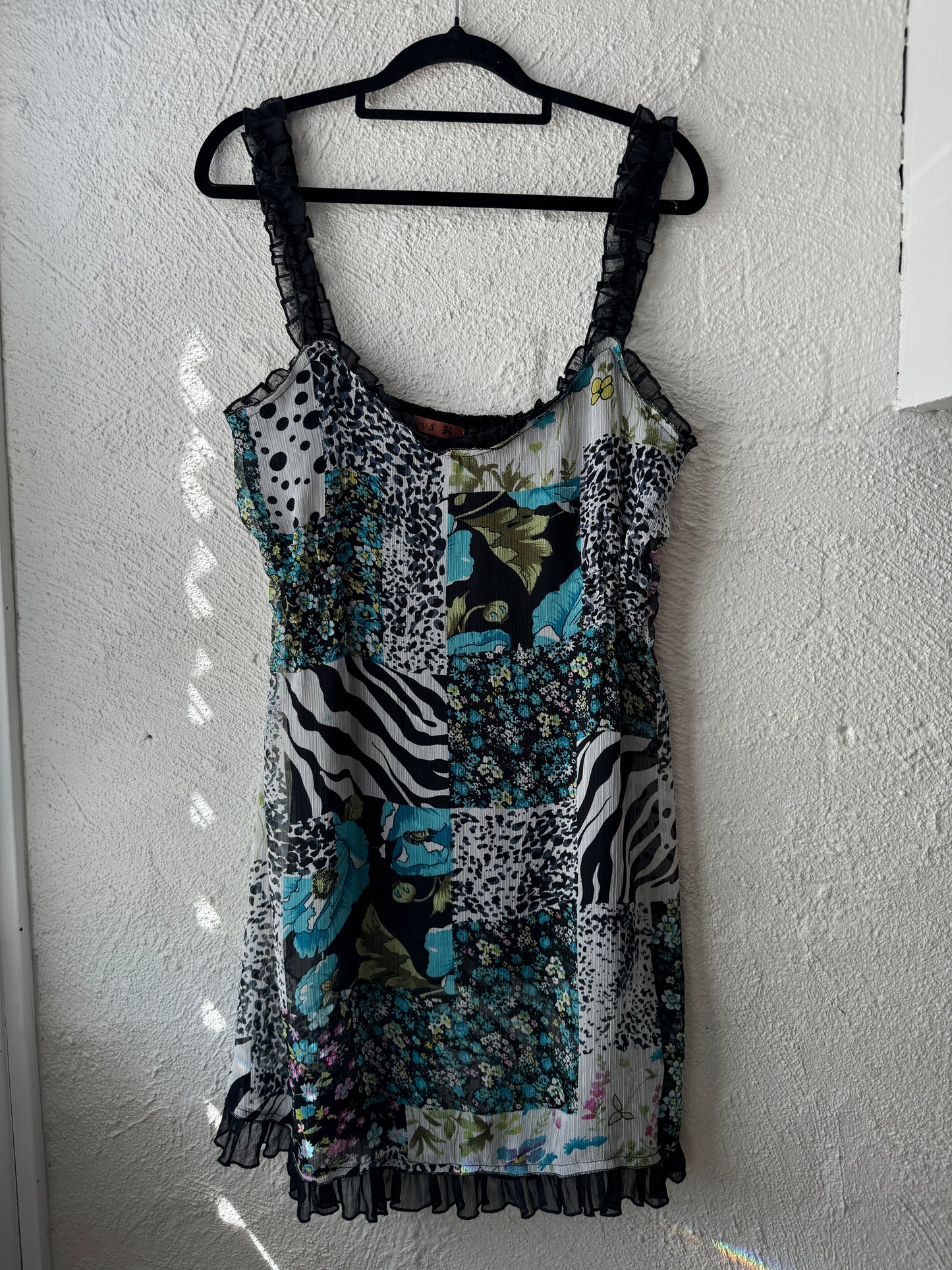 Vintage 1990s 'VS Paris' mini slip dress