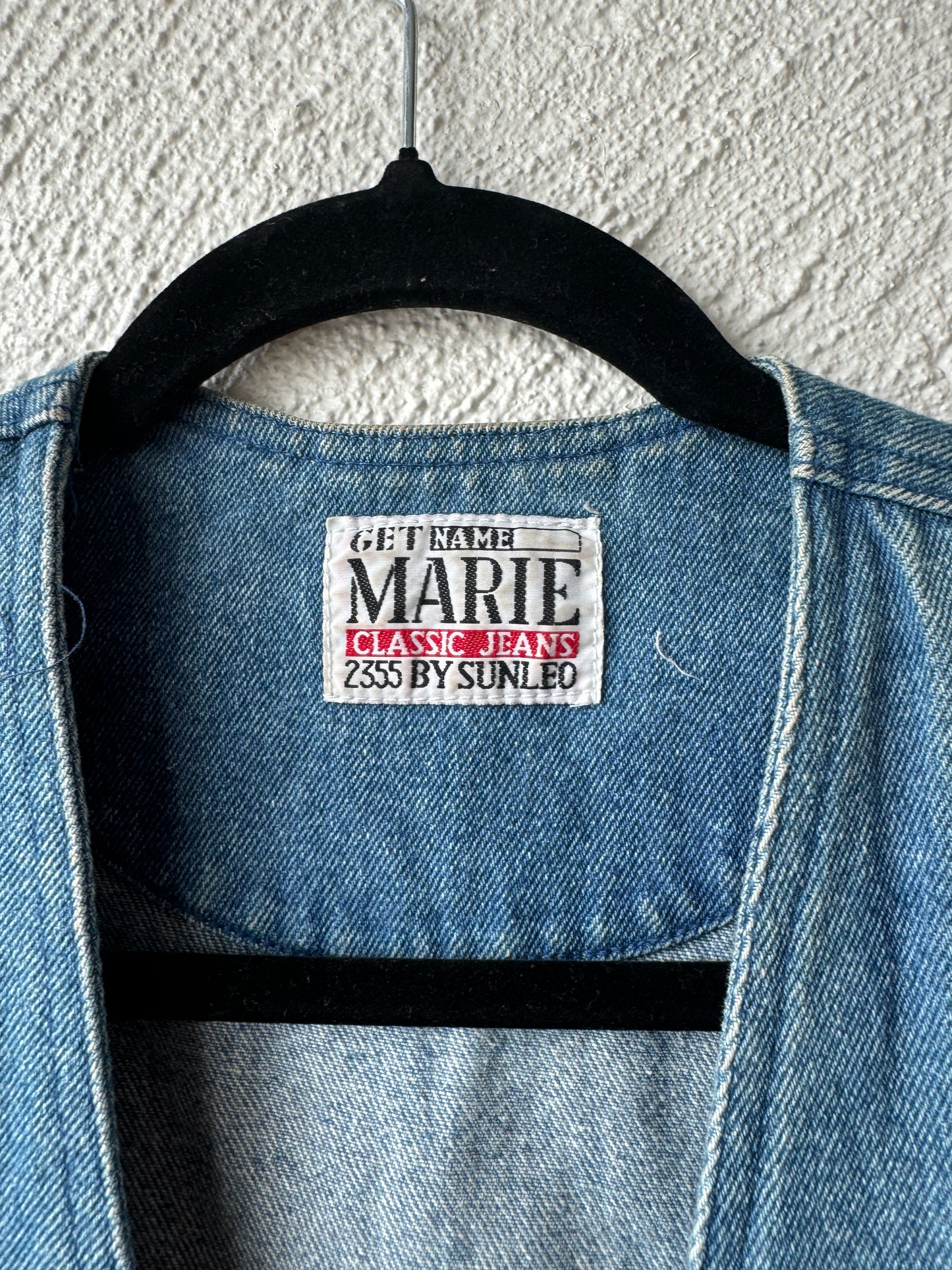 Vintage 80s Western Denim Vest