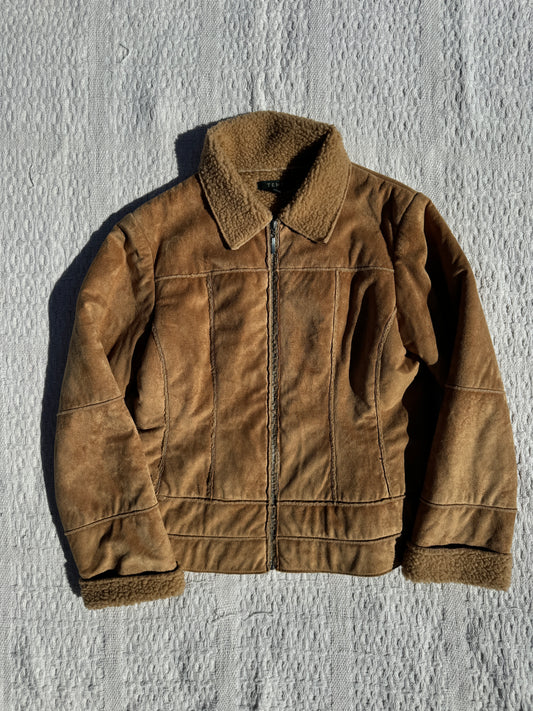 Vintage 'TEMT' Fleece Lined Jacket