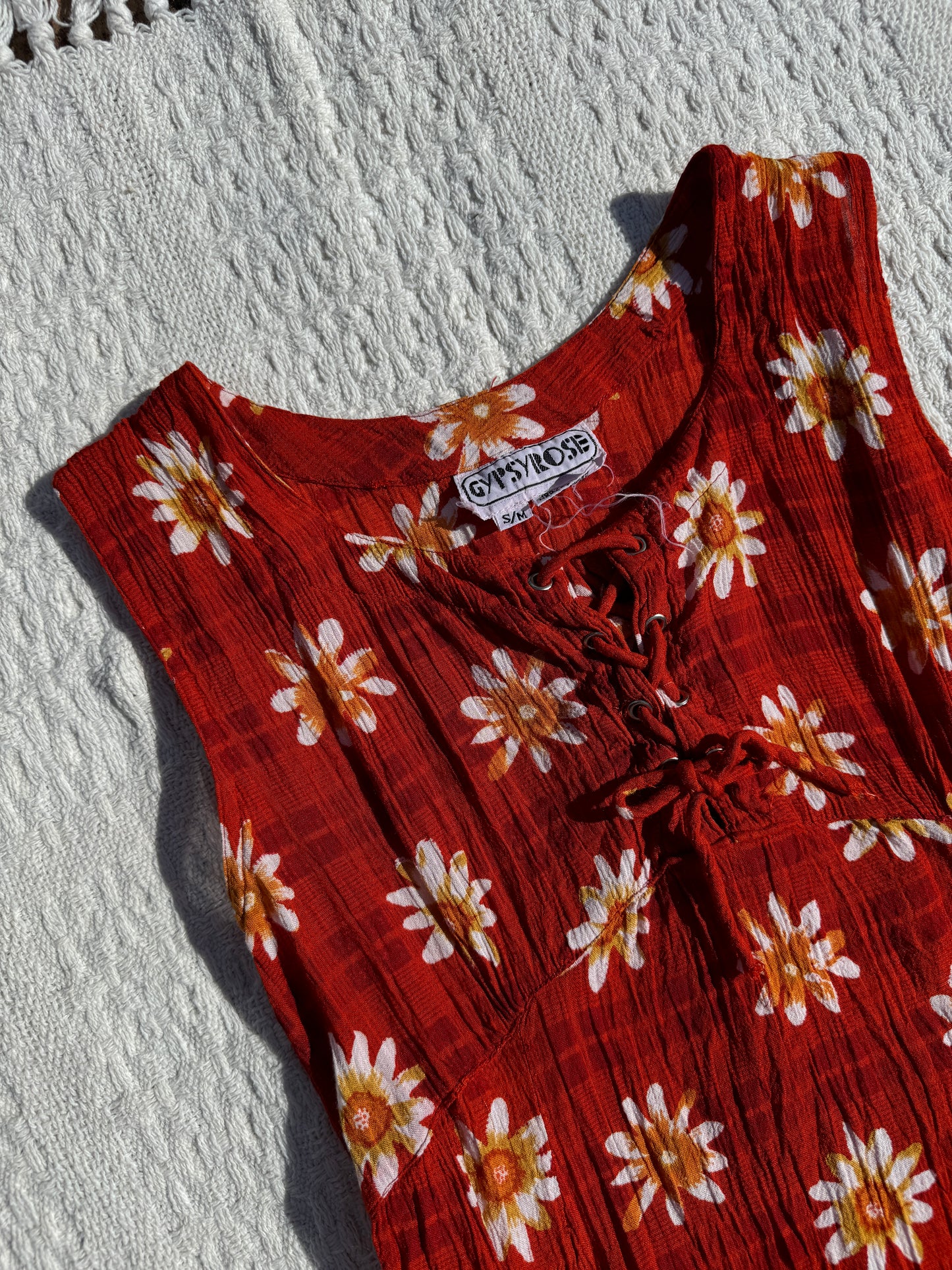 Vintage 1970s 'Gypsy Rose' Mini Dress