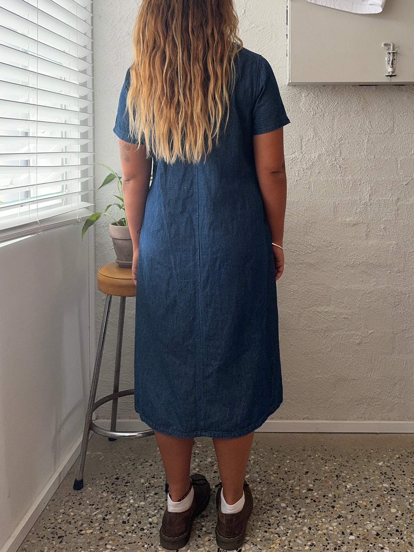 Vintage ‘Dmart’ Denim Maxi Dress