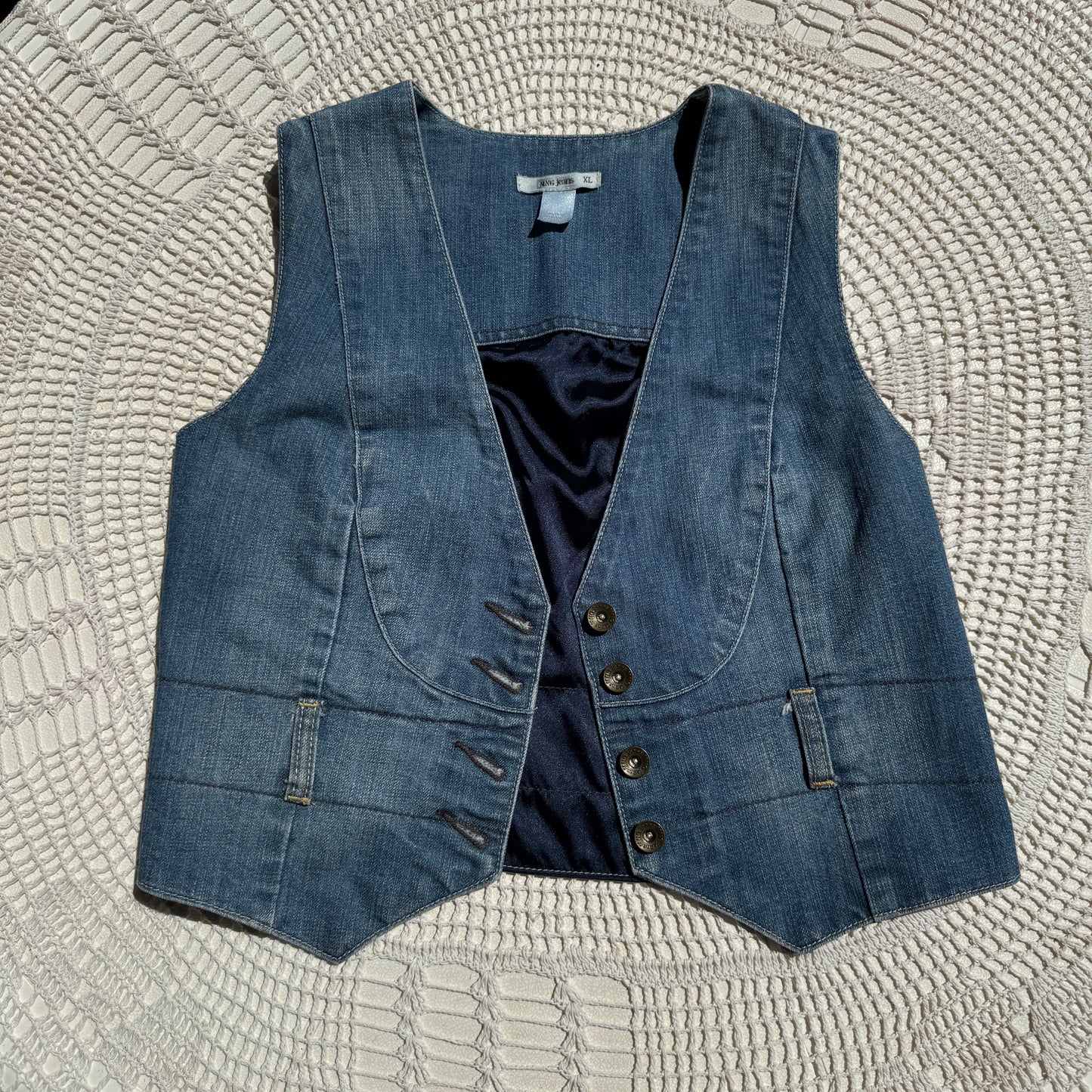 Vintage ‘MNG Jeans’ Denim Vest