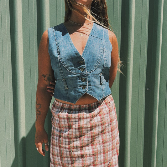 Vintage ‘MNG Jeans’ Denim Vest