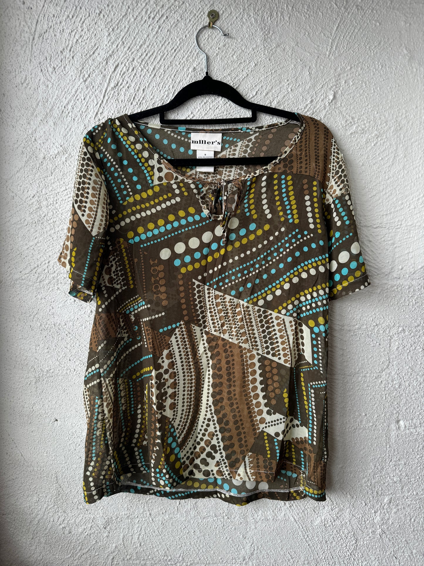 Vintage Bohemian Sheer Mesh Blouse