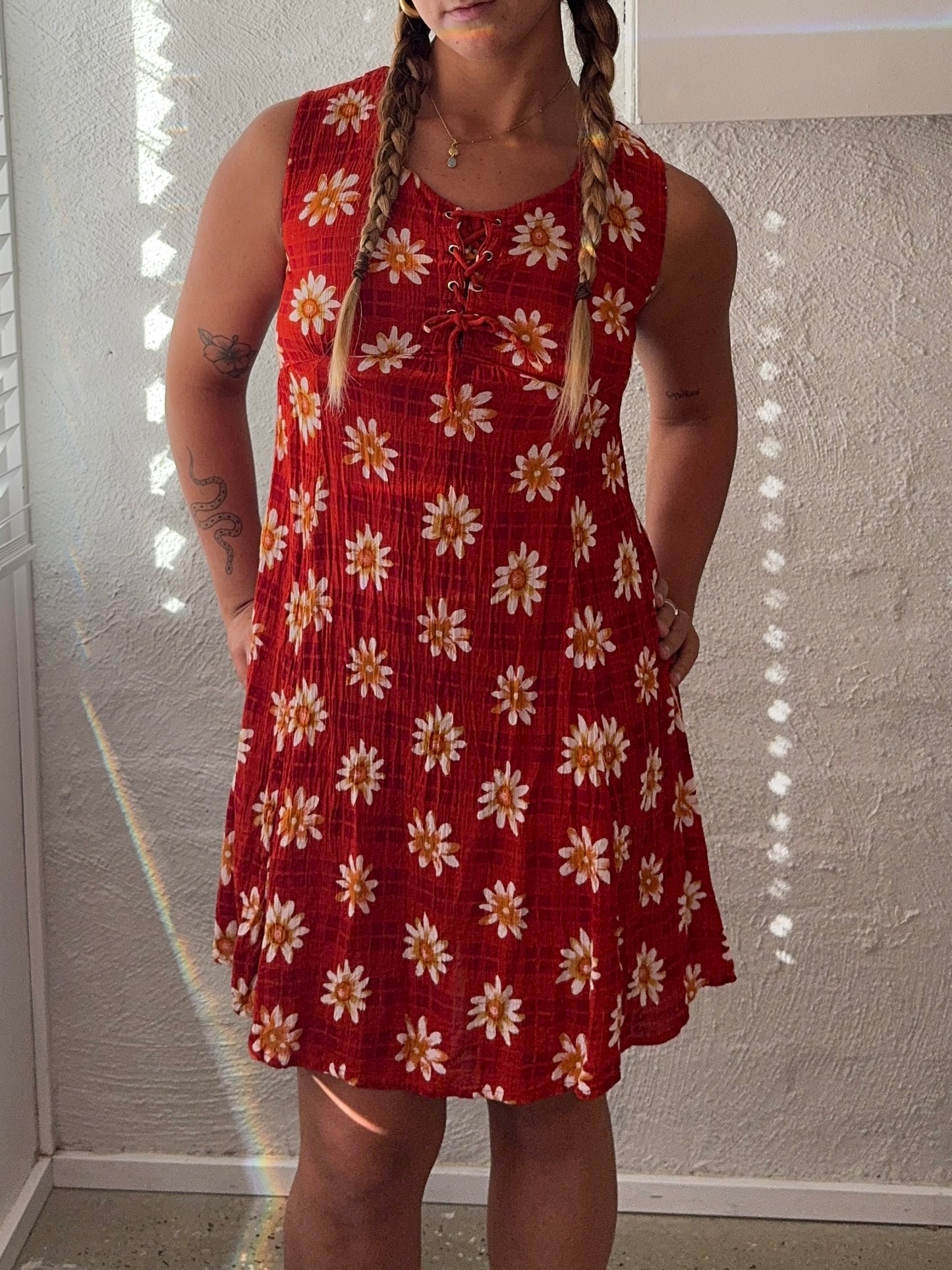 Vintage 1970s 'Gypsy Rose' Mini Dress