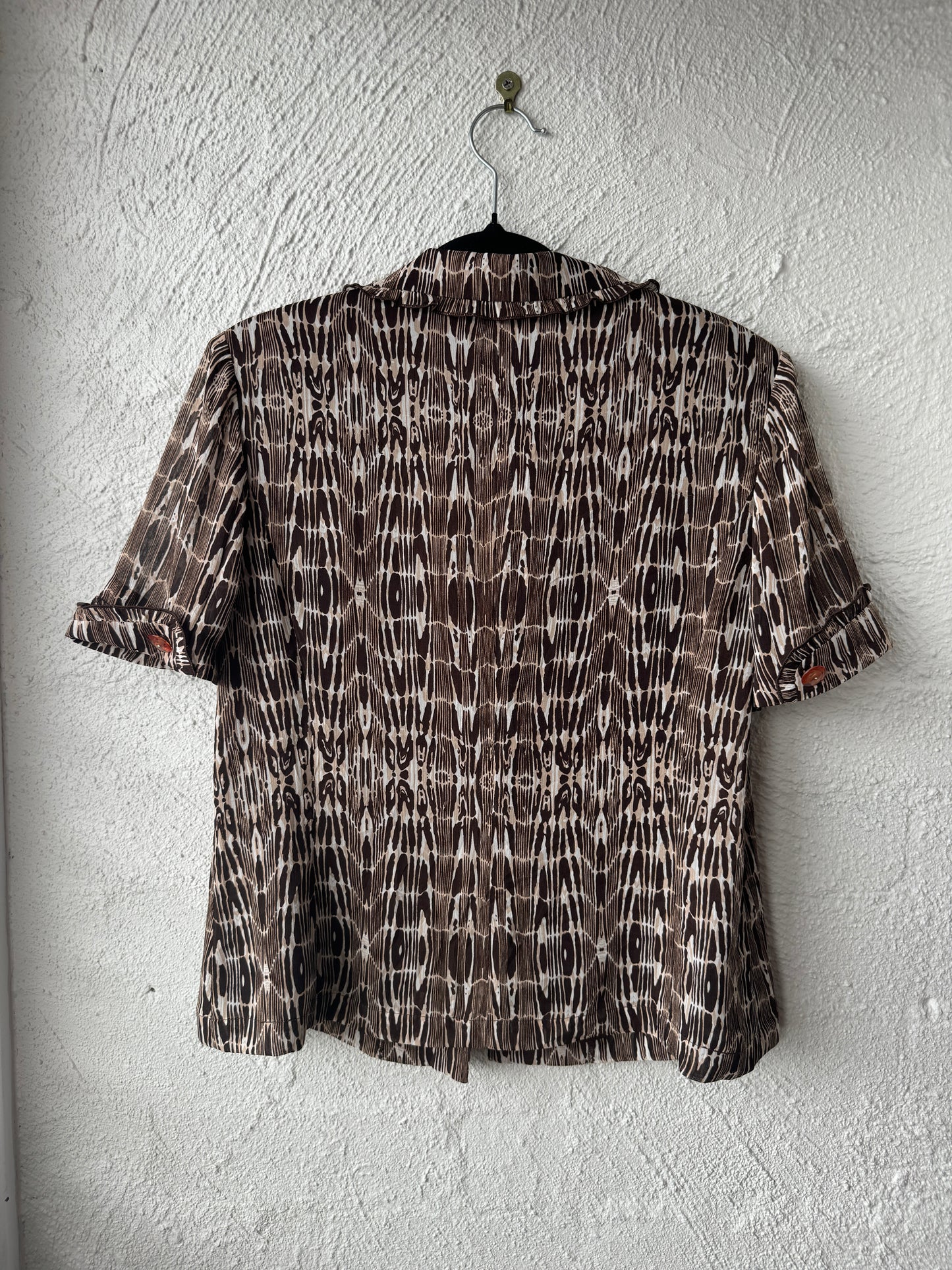 Vintage 1980s Brown Blouse