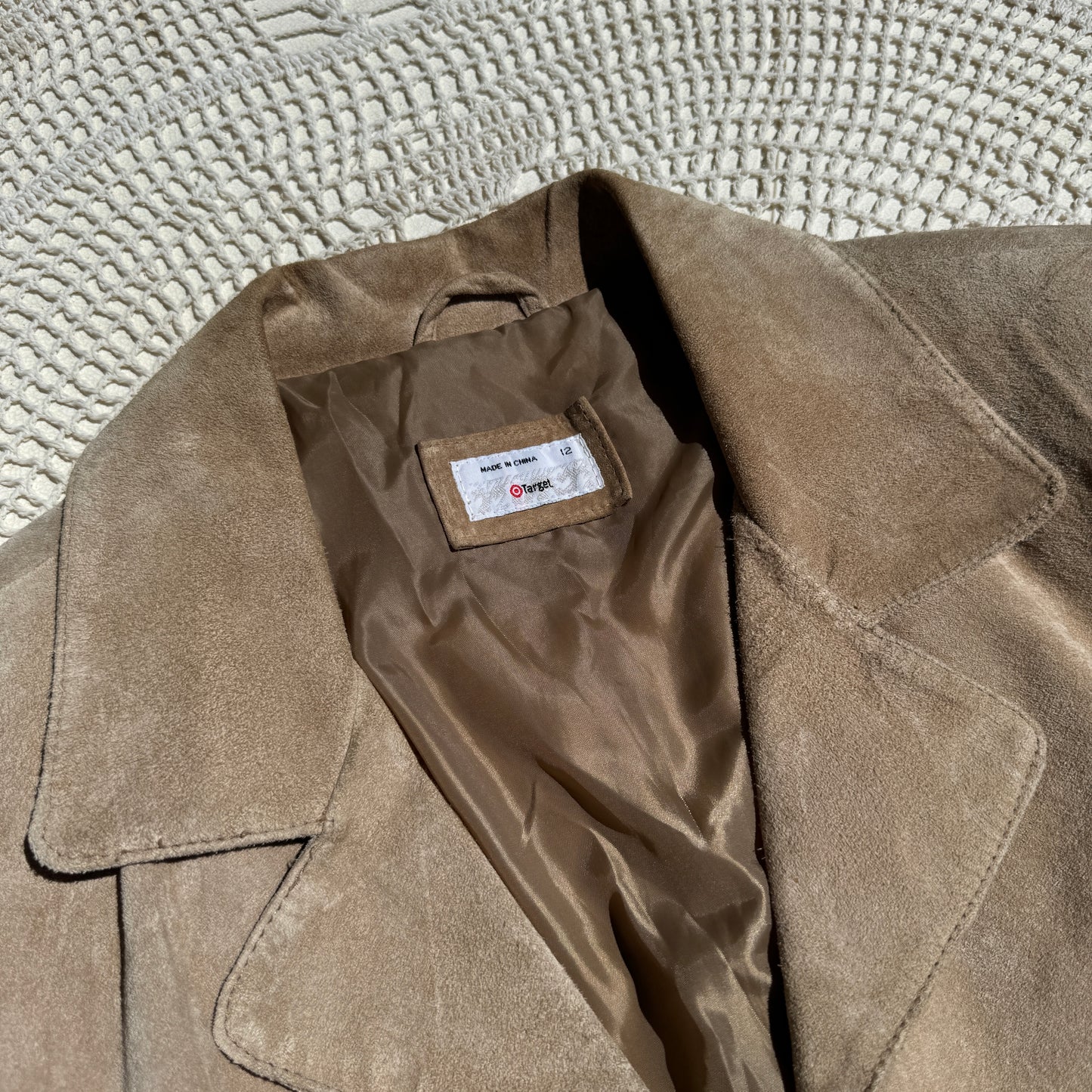 Vintage Suede Blazer Jacket