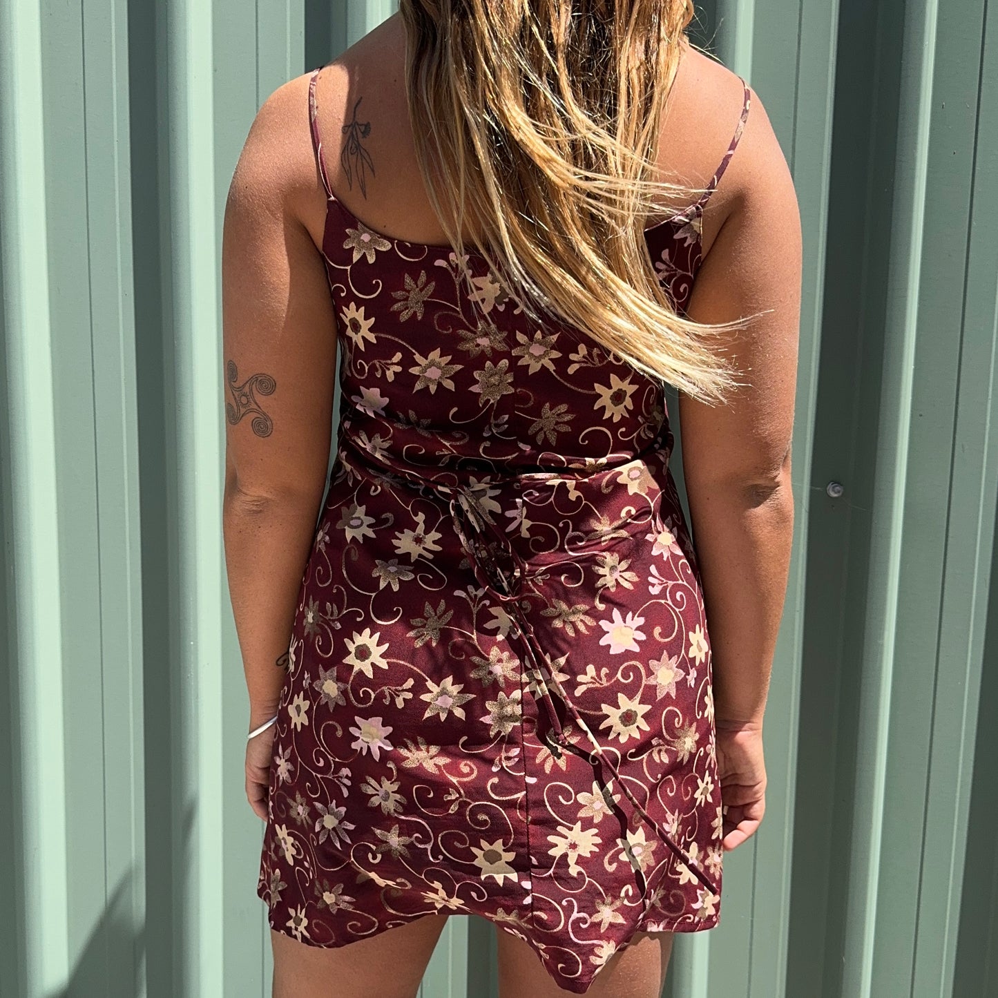 90s ‘EXCEPTION’ Mini Floral Dress