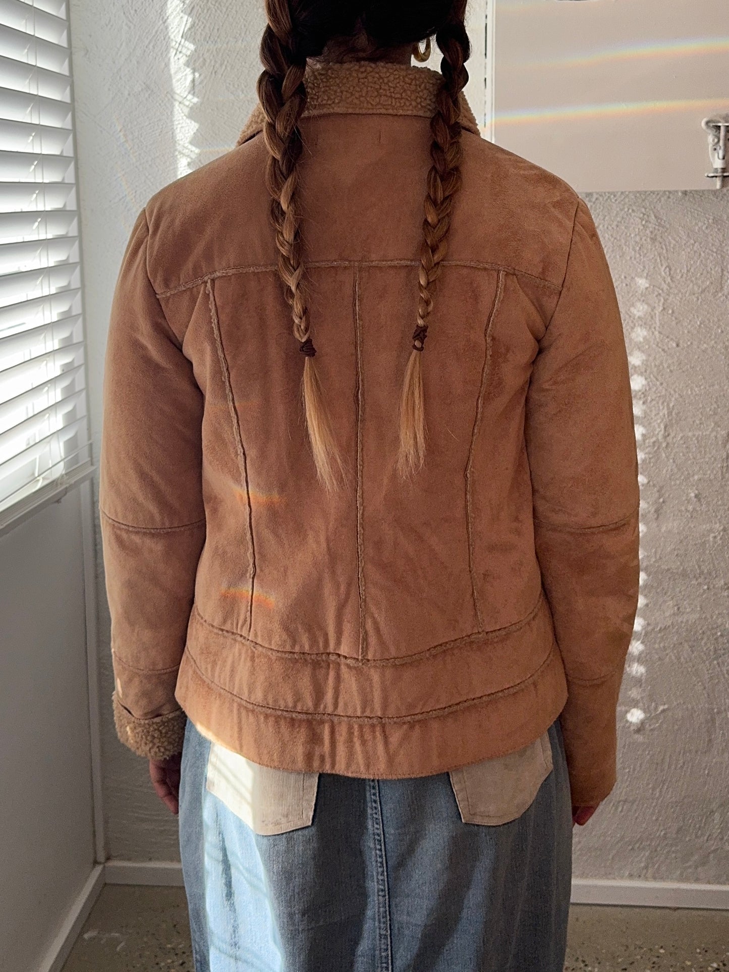 Vintage 'TEMT' Fleece Lined Jacket